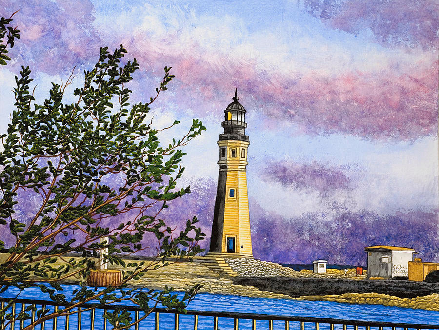 AB Diamond Painting - Full Round - Seaside lighthouse (50*40CM)
