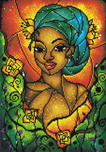 Load image into Gallery viewer, AB Diamond Painting - Full Round - Lady Creole (40*50CM)
