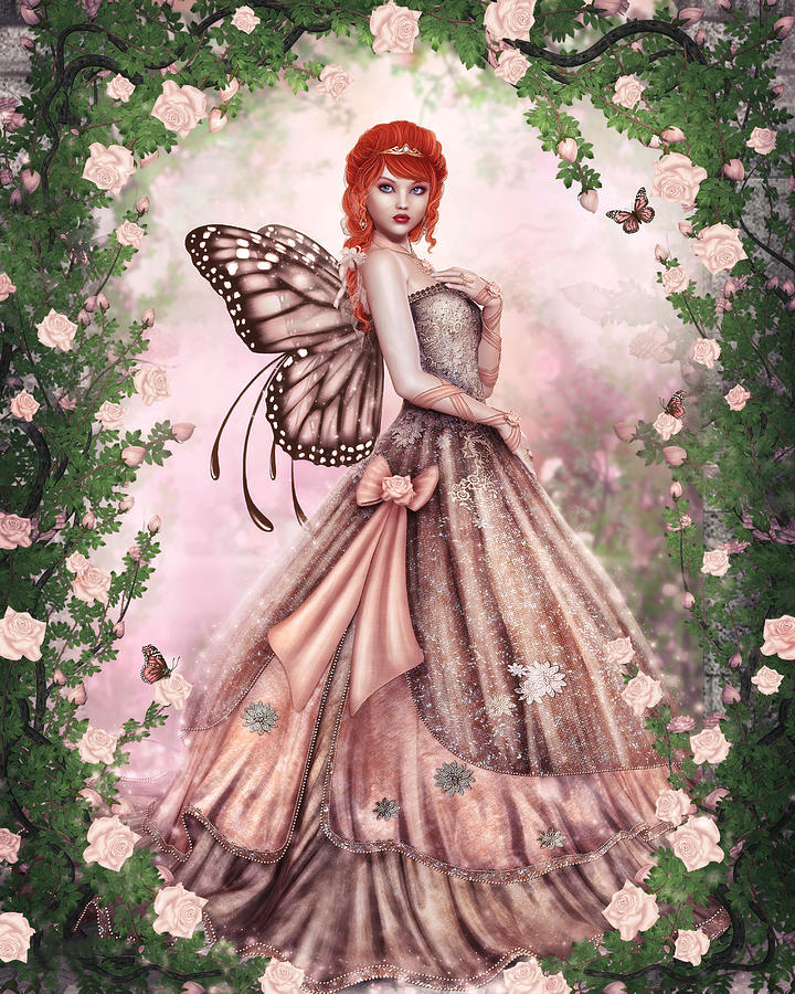 AB Diamond Painting - Full Round - Butterfly Fairy (40*50CM)