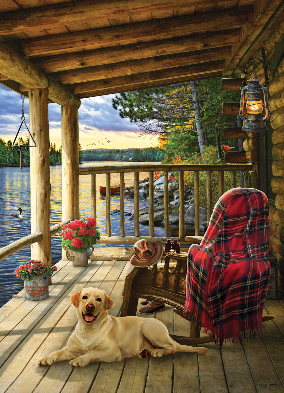AB Diamond Painting - Full Round - Cabin Porch (40*55cm)