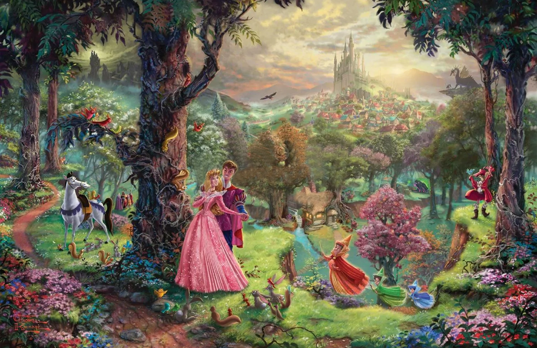 Diamond Painting - Full Round - Disney princess and price (50*30CM)