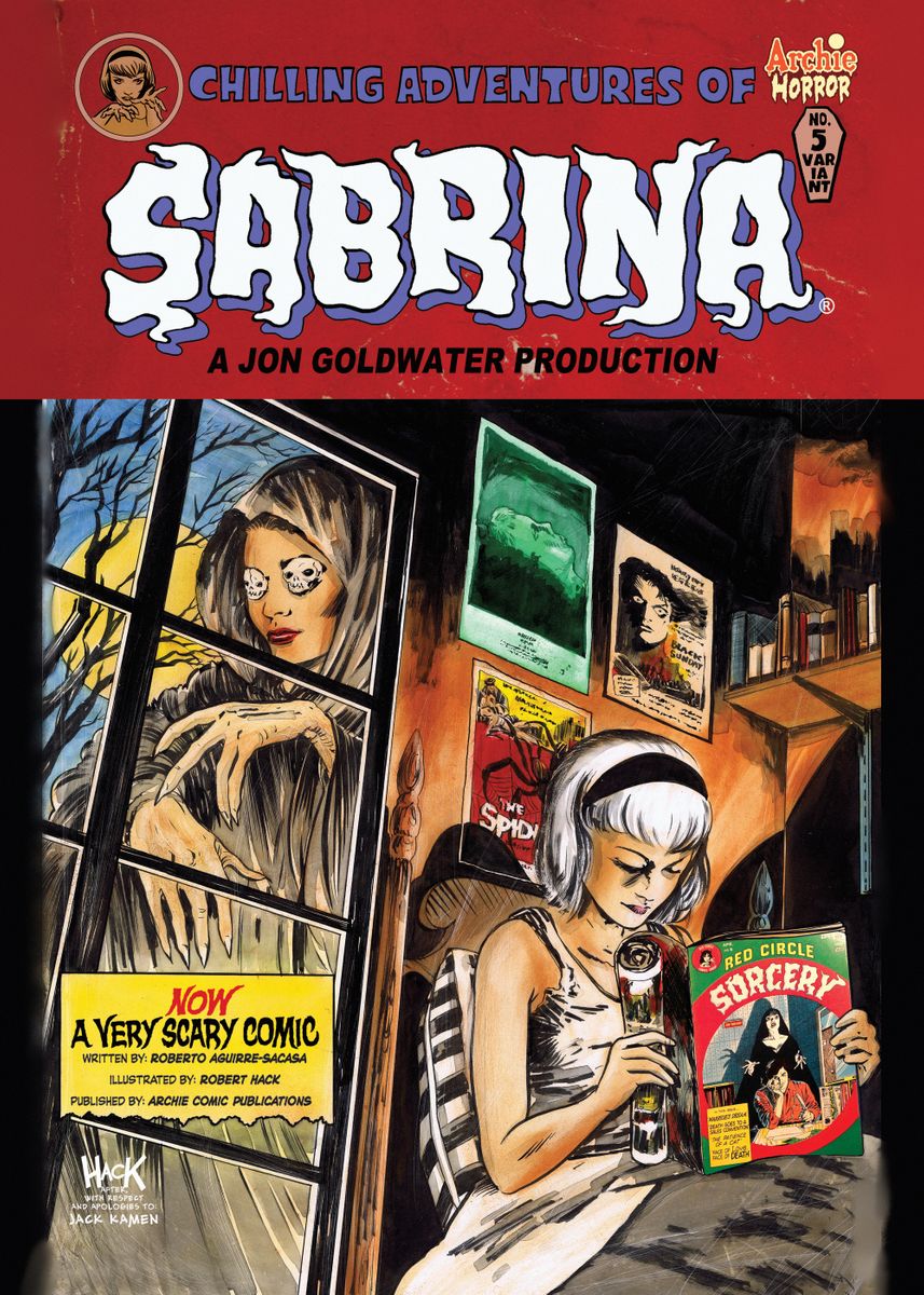 Diamond Painting - Full Round - horror halloween sabrina (30*40CM)