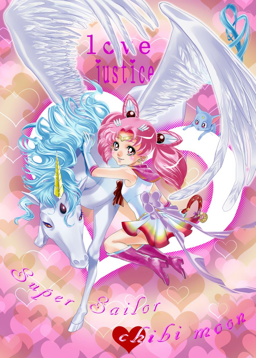 Diamond Painting - Full Round - Anime Girl and unicorn (30*40CM)