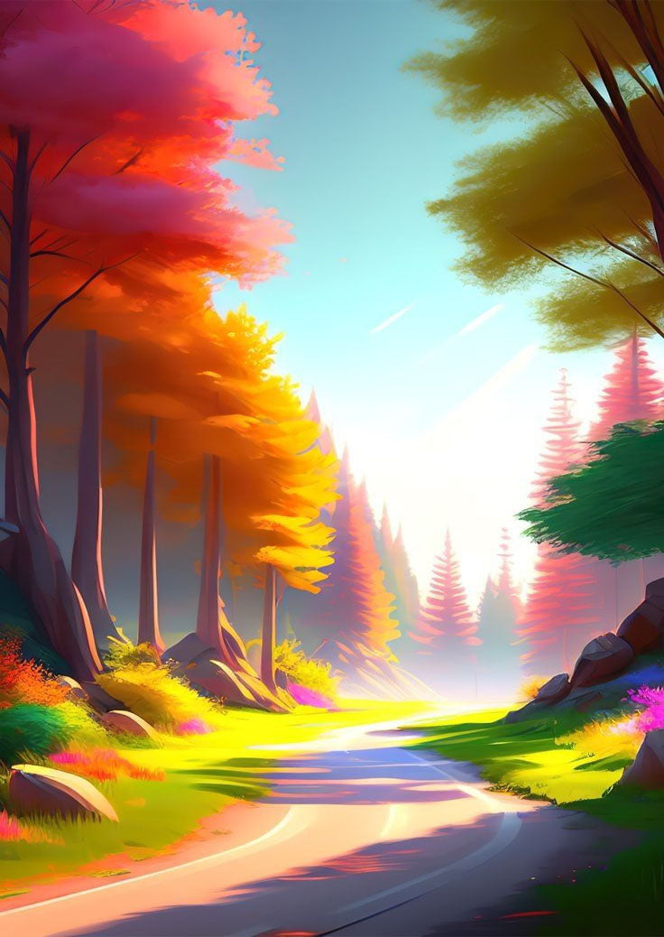 AB Diamond Painting - Full Round - scenery (40*50CM)