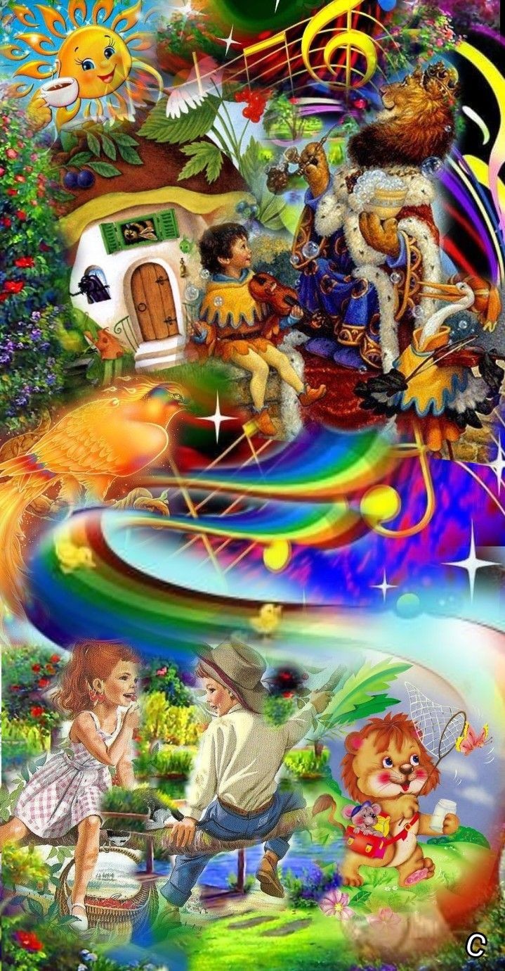 AB Diamond Painting - Full Round - Children\\\'s Paradise (40*76cm)