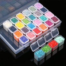 Load image into Gallery viewer, 32/48/64 Slots Beads Storage Case Acrylic Storage Containers for Embroidery Tool
