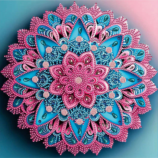 Diamond Painting - Partial Special Shaped - mandala (30*30CM)