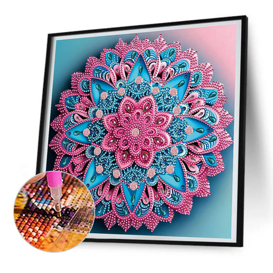Diamond Painting - Partial Special Shaped - mandala (30*30CM)