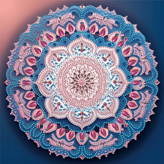 Diamond Painting - Partial Special Shaped - mandala (30*30CM)