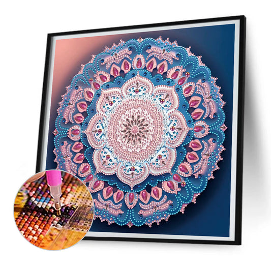 Diamond Painting - Partial Special Shaped - mandala (30*30CM)