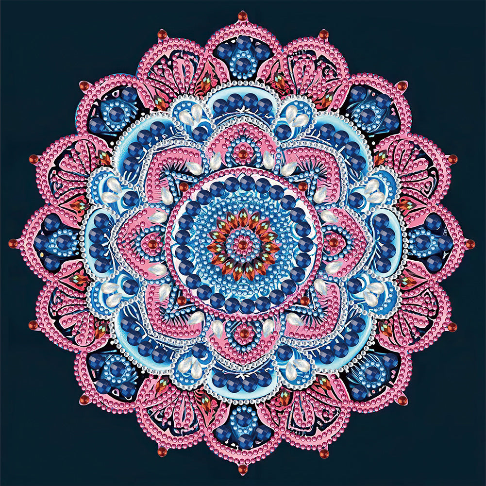 Diamond Painting - Partial Special Shaped - mandala (30*30CM)