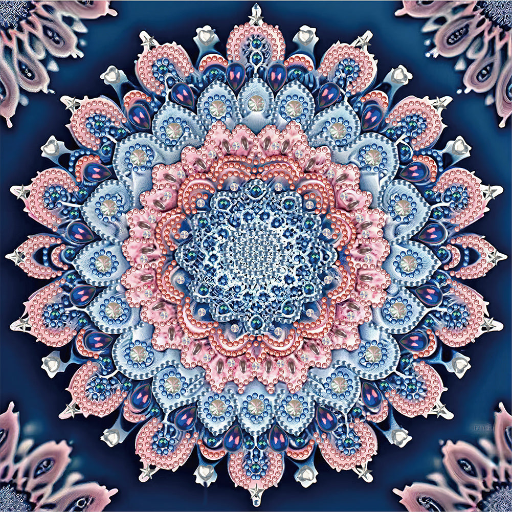 Diamond Painting - Partial Special Shaped - mandala (30*30CM)