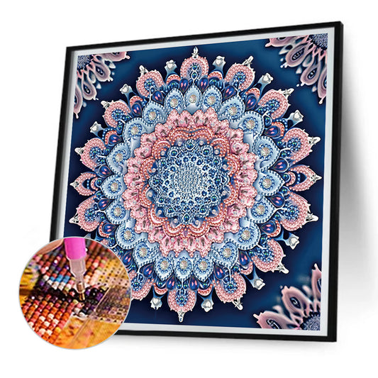 Diamond Painting - Partial Special Shaped - mandala (30*30CM)