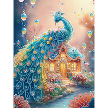 Load image into Gallery viewer, Diamond Painting - Partial Special Shaped - fantasy peacock (30*40CM)
