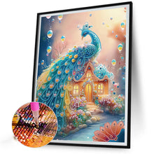 Load image into Gallery viewer, Diamond Painting - Partial Special Shaped - fantasy peacock (30*40CM)
