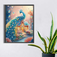 Load image into Gallery viewer, Diamond Painting - Partial Special Shaped - fantasy peacock (30*40CM)
