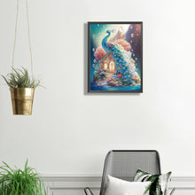 Load image into Gallery viewer, Diamond Painting - Partial Special Shaped - fantasy peacock (30*40CM)
