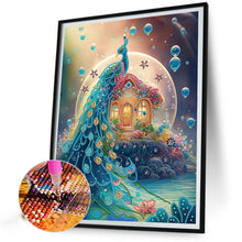 Load image into Gallery viewer, Diamond Painting - Partial Special Shaped - fantasy peacock (30*40CM)

