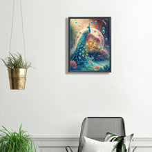 Load image into Gallery viewer, Diamond Painting - Partial Special Shaped - fantasy peacock (30*40CM)
