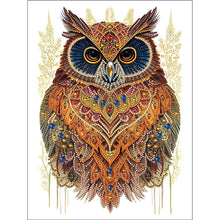 Load image into Gallery viewer, Diamond Painting - Partial Special Shaped - Ethnic style owl (30*40CM)
