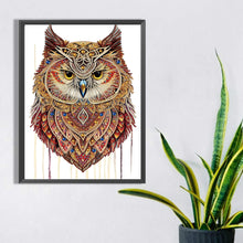 Load image into Gallery viewer, Diamond Painting - Partial Special Shaped - Ethnic style owl (30*40CM)
