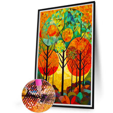 Load image into Gallery viewer, Diamond Painting - Full Round - High saturation glass painting forest (40*60CM)
