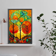 Load image into Gallery viewer, Diamond Painting - Full Round - High saturation glass painting forest (40*60CM)
