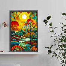 Load image into Gallery viewer, Diamond Painting - Full Round - High saturation glass painting landscape (40*60CM)
