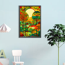 Load image into Gallery viewer, Diamond Painting - Full Round - High saturation glass painting jungle (40*60CM)
