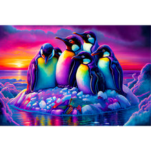 Load image into Gallery viewer, Diamond Painting - Full Round - penguin colony (60*40CM)
