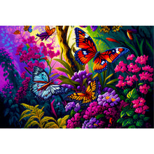 Load image into Gallery viewer, Diamond Painting - Full Round - butterfly swarm (60*40CM)
