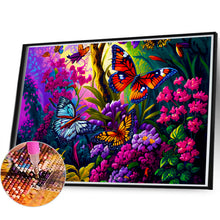 Load image into Gallery viewer, Diamond Painting - Full Round - butterfly swarm (60*40CM)
