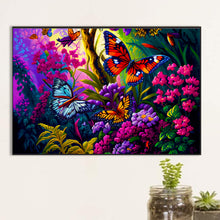 Load image into Gallery viewer, Diamond Painting - Full Round - butterfly swarm (60*40CM)
