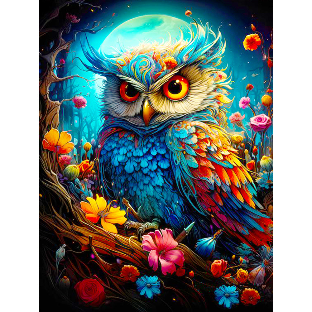 Diamond Painting - Full Round - owl (30*40CM)