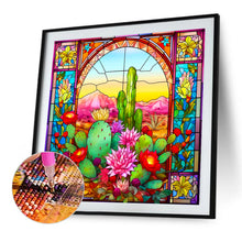 Load image into Gallery viewer, Diamond Painting - Full Round - glass cactus (40*40CM)
