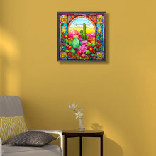 Load image into Gallery viewer, Diamond Painting - Full Round - glass cactus (40*40CM)
