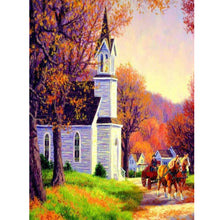 Load image into Gallery viewer, Diamond Painting - Full Round - church scenery (30*40CM)
