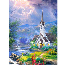 Load image into Gallery viewer, Diamond Painting - Full Round - church scenery (30*40CM)
