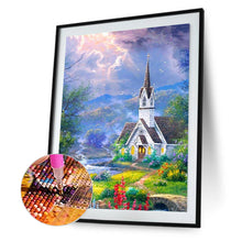 Load image into Gallery viewer, Diamond Painting - Full Round - church scenery (30*40CM)
