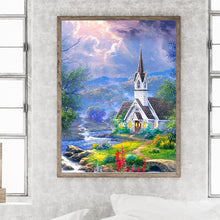 Load image into Gallery viewer, Diamond Painting - Full Round - church scenery (30*40CM)
