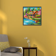 Load image into Gallery viewer, Diamond Painting - Full Round - mountain scenery (30*30CM)
