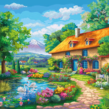 Load image into Gallery viewer, Diamond Painting - Full Round - mountain scenery (30*30CM)
