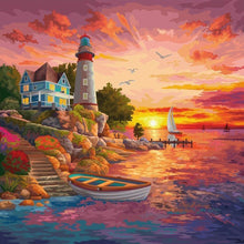 Load image into Gallery viewer, Diamond Painting - Full Round - mountain scenery (30*30CM)

