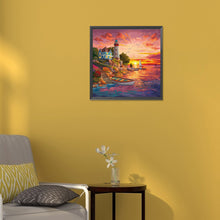 Load image into Gallery viewer, Diamond Painting - Full Round - mountain scenery (30*30CM)
