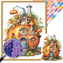Load image into Gallery viewer, AB Diamond Painting - Full Square - Pumpkin Cottage (30*40CM)
