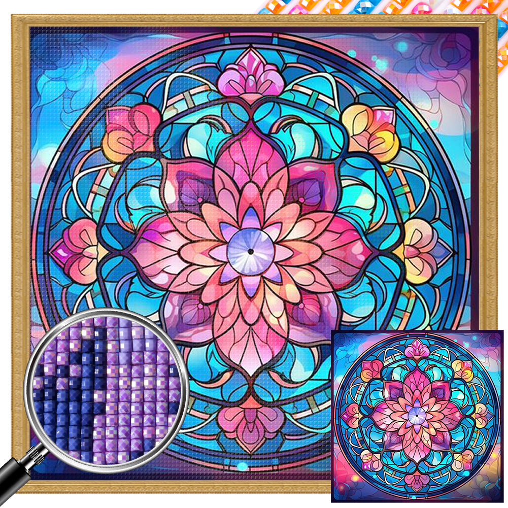 AB Diamond Painting - Full Square - mandala pattern (40*40CM)