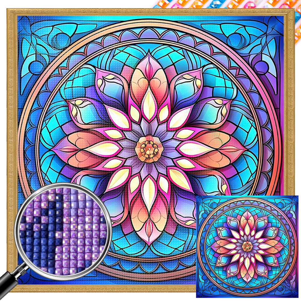 AB Diamond Painting - Full Square - mandala pattern (40*40CM)