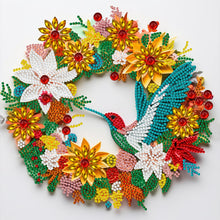 Load image into Gallery viewer, Diamond Painting - Partial Special Shaped - hummingbird paper painting (30*30CM)
