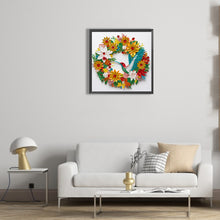 Load image into Gallery viewer, Diamond Painting - Partial Special Shaped - hummingbird paper painting (30*30CM)
