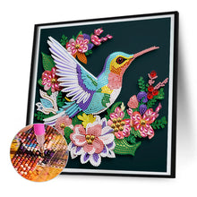 Load image into Gallery viewer, Diamond Painting - Partial Special Shaped - hummingbird paper painting (30*30CM)
